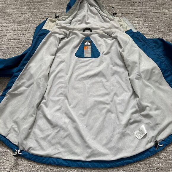 Nike Jacket Womens Medium Blue ACG 3 Outer Layer Fir Storm Full Zip Windbreaker - Picture 7 of 13